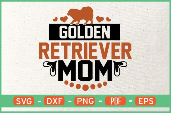 Golden Retriever Mom T-Shirt Design Svg Review