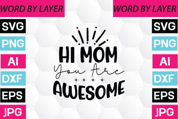 Hi Mom You Are Awesome SVG: Embroidery Review