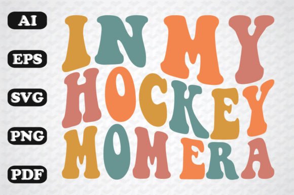 In My Hockey Mom Era Retro Wavy Svg Review