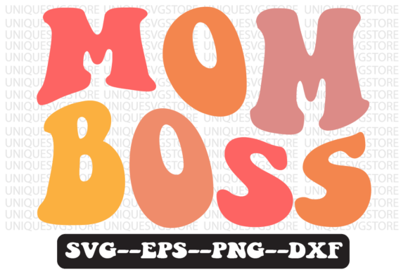 Mom Boss Groovy Retro SVG: An Embroidery Review