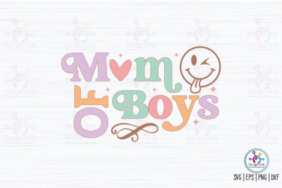 Mom of Boys Retro SVG: A Designer’s Stitch Test