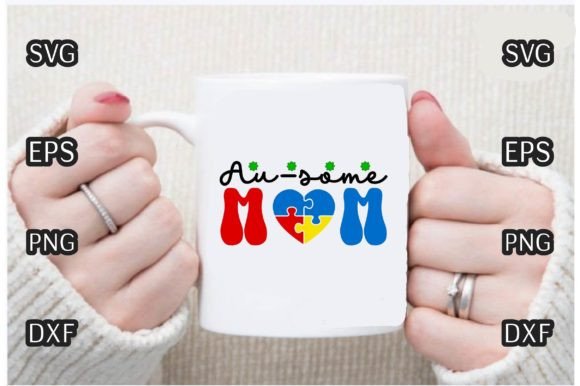 Retro Autism SVG: Au-some Mom Design Review